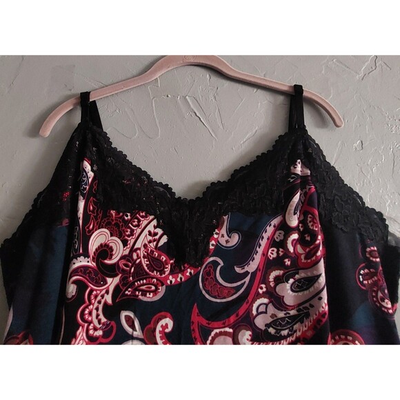 Lane Bryant Tops The  Cami Lace,Paisley, 22/24,Rayón,Spandex, - Picture 9 of 11
